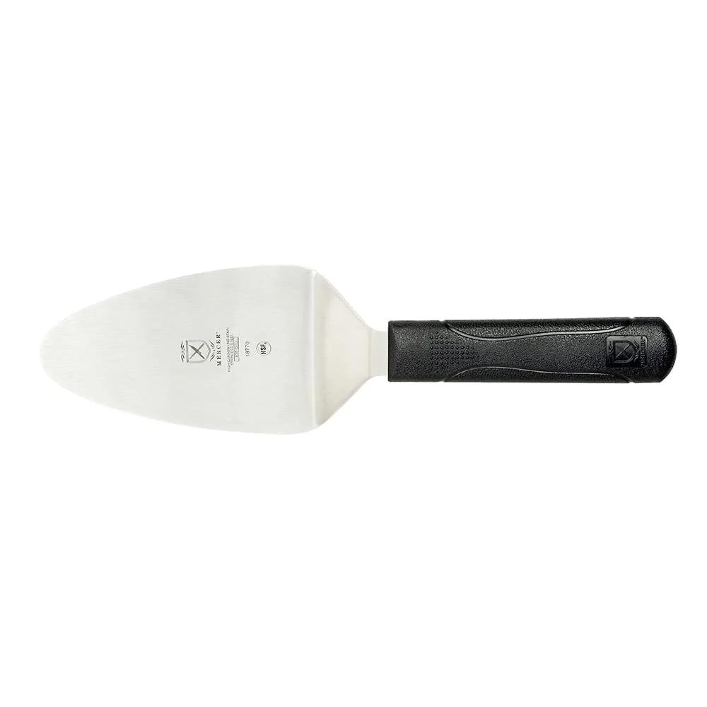 Soft Mercer Culinary Millennia Pie Knife Server 5 Inch x 3 Inch Blade Black Handle Effective