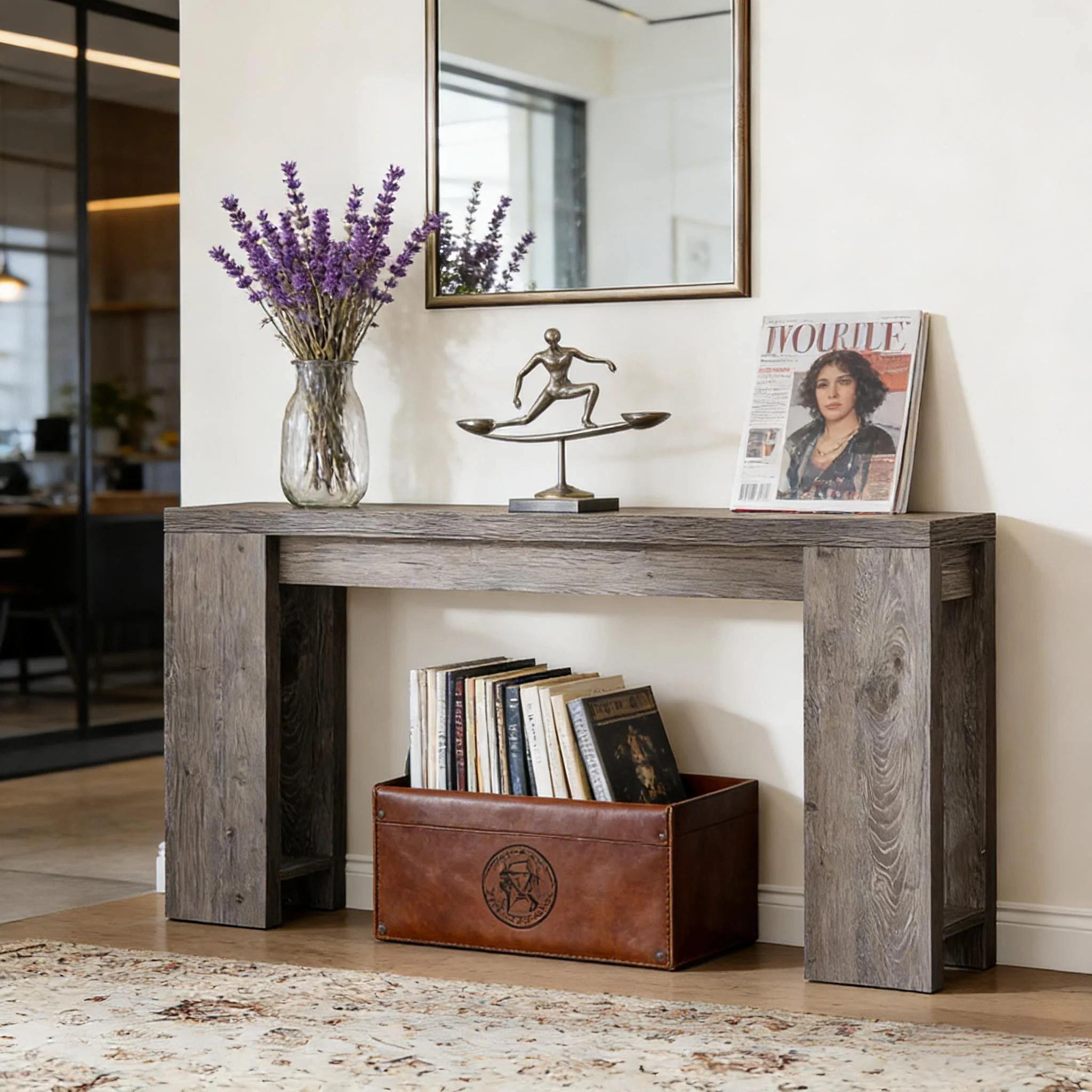 Efficient Wood Entryway Console Table Console Table Side Table High-Quality