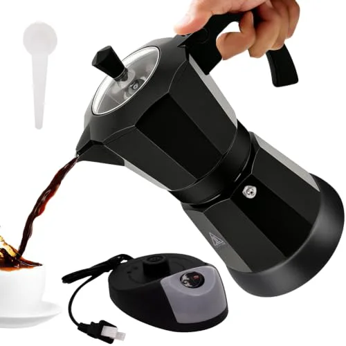 Relaxed Electric Aluminum Moka Pot 3 Practical
