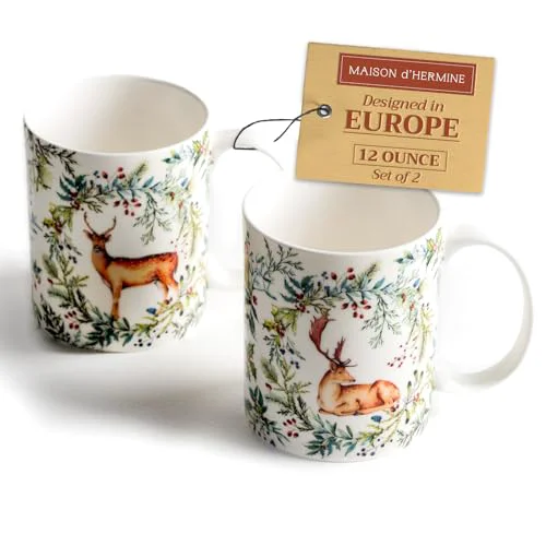 World-Class Coffee Mug with Handles Tea Cups 2 Count Consistent