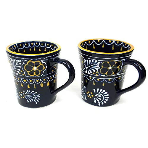 Solid Mexican Pottery Mugs 2 Count Organic