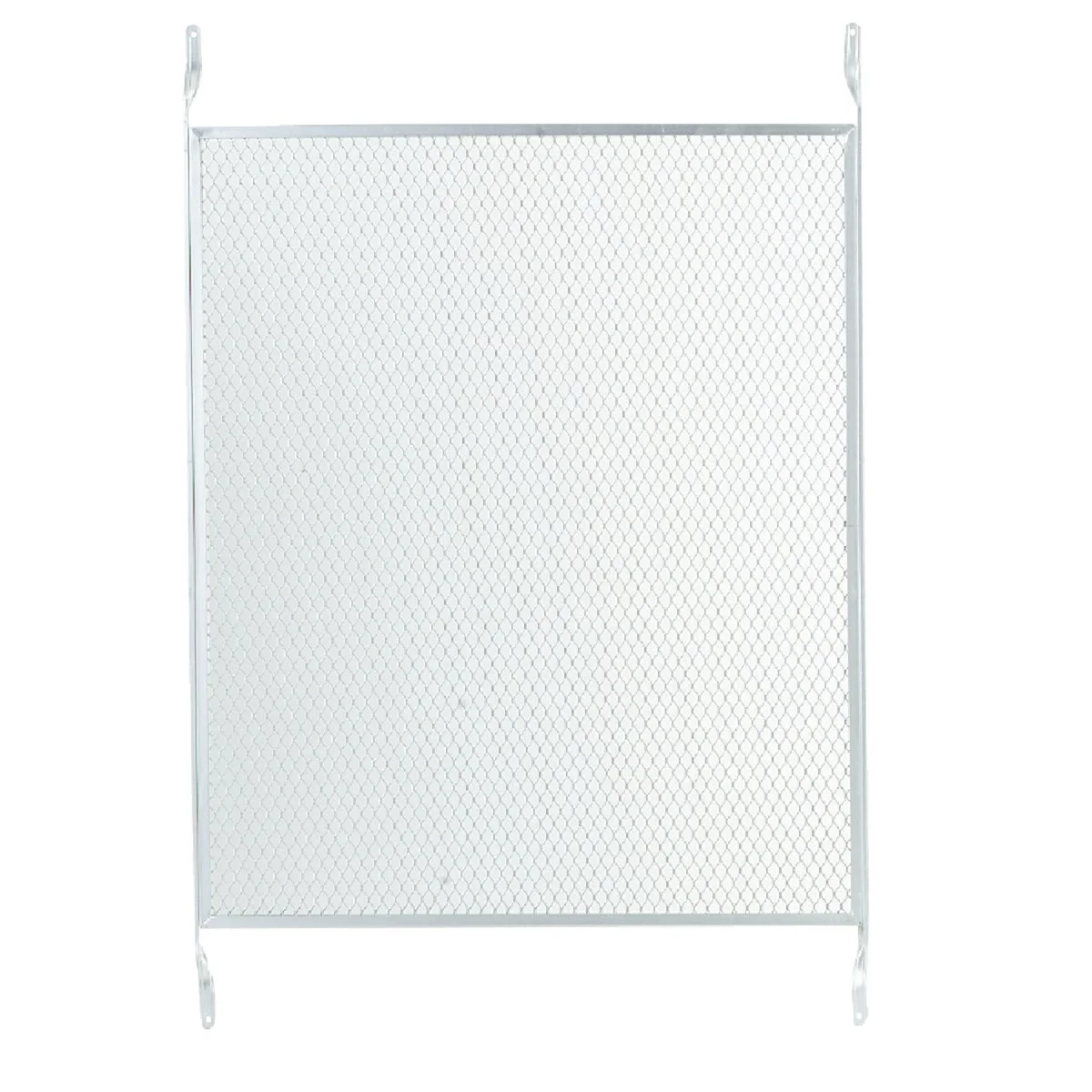 Detailed M-D 32 In. x 19 In. Satin Nickel Aluminum Door Grille Versatile