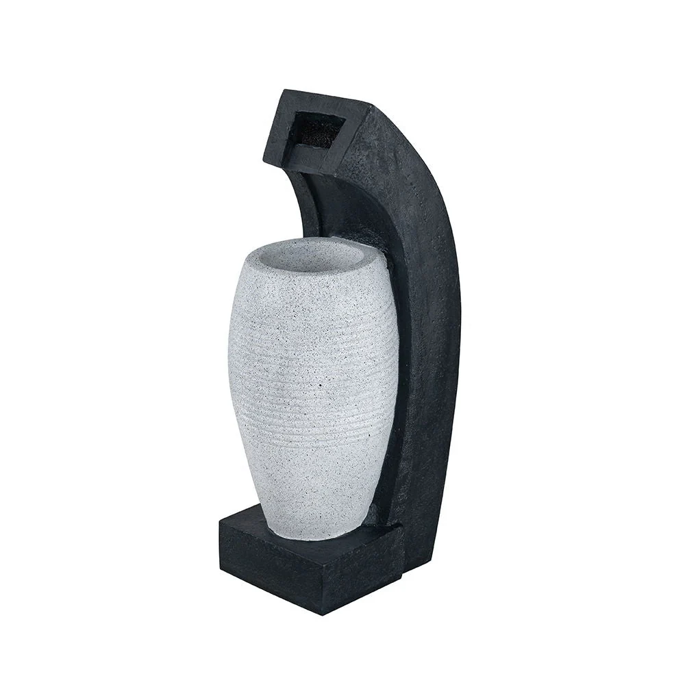 Exceptional Water Fountain With Vase Design Light And Pump Sophisticated