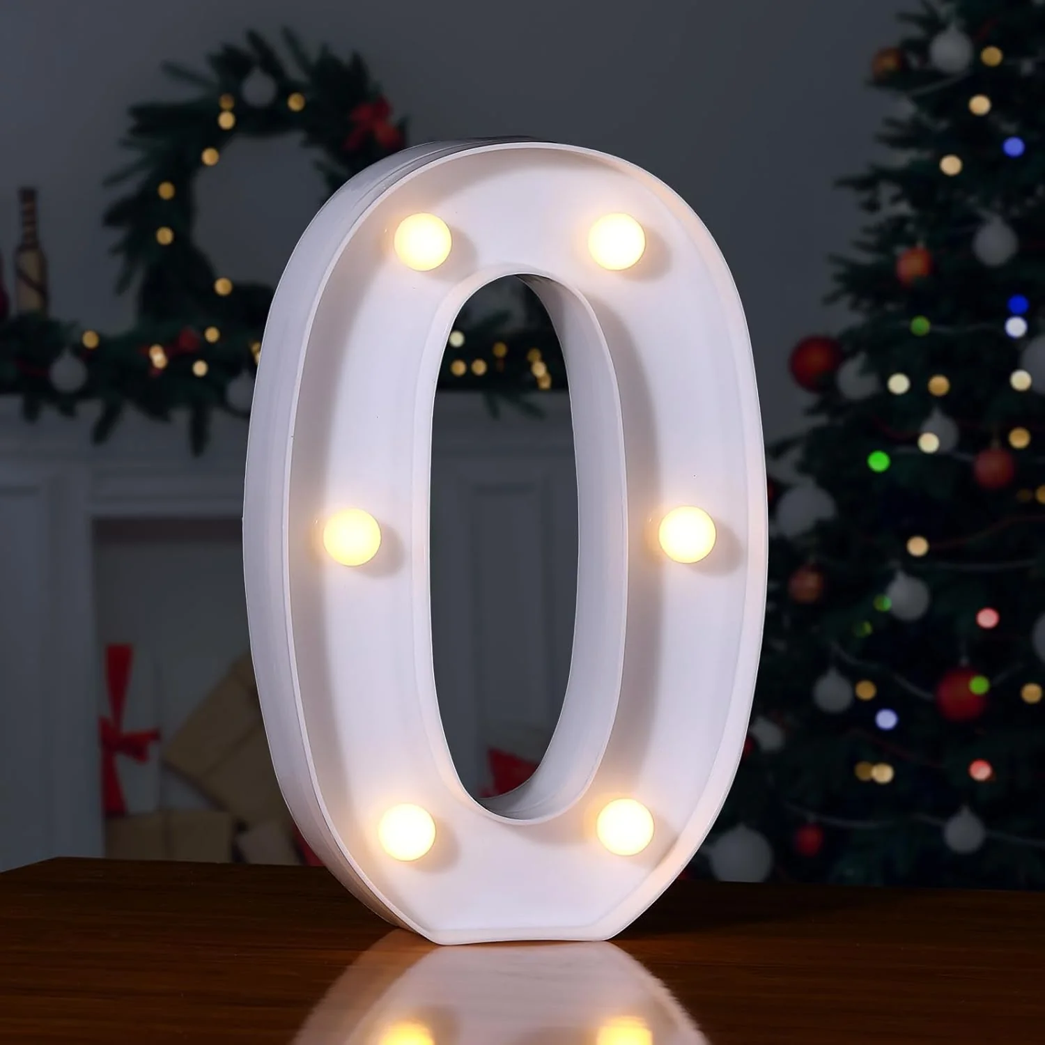 Trendy Foaky Decorative Led Marquee Light Up Number Marquee Light Up Number Sign for Night Light Wedding Birthday Party Christmas Home Bar Decoration Smart