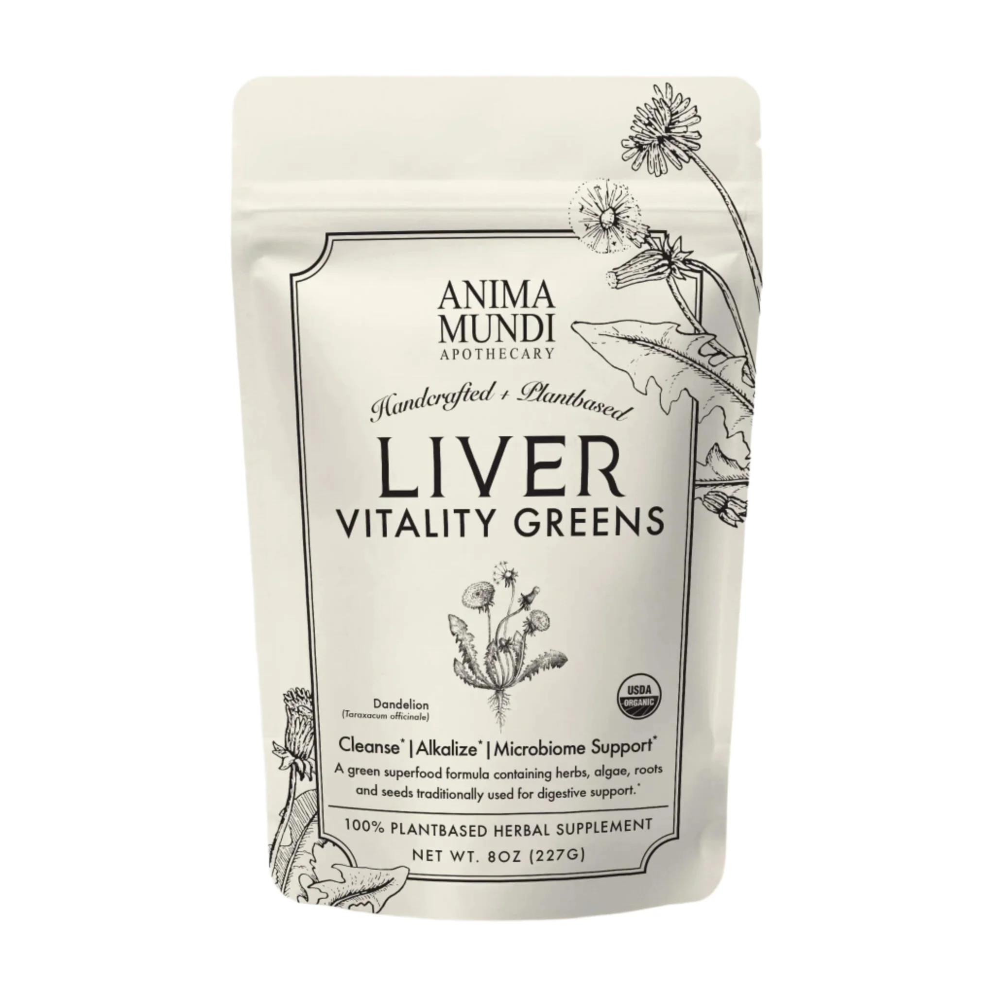 Easy-to-Use Anima Mundi LIVER VITALITY Greens Daily Cleanser Specialty