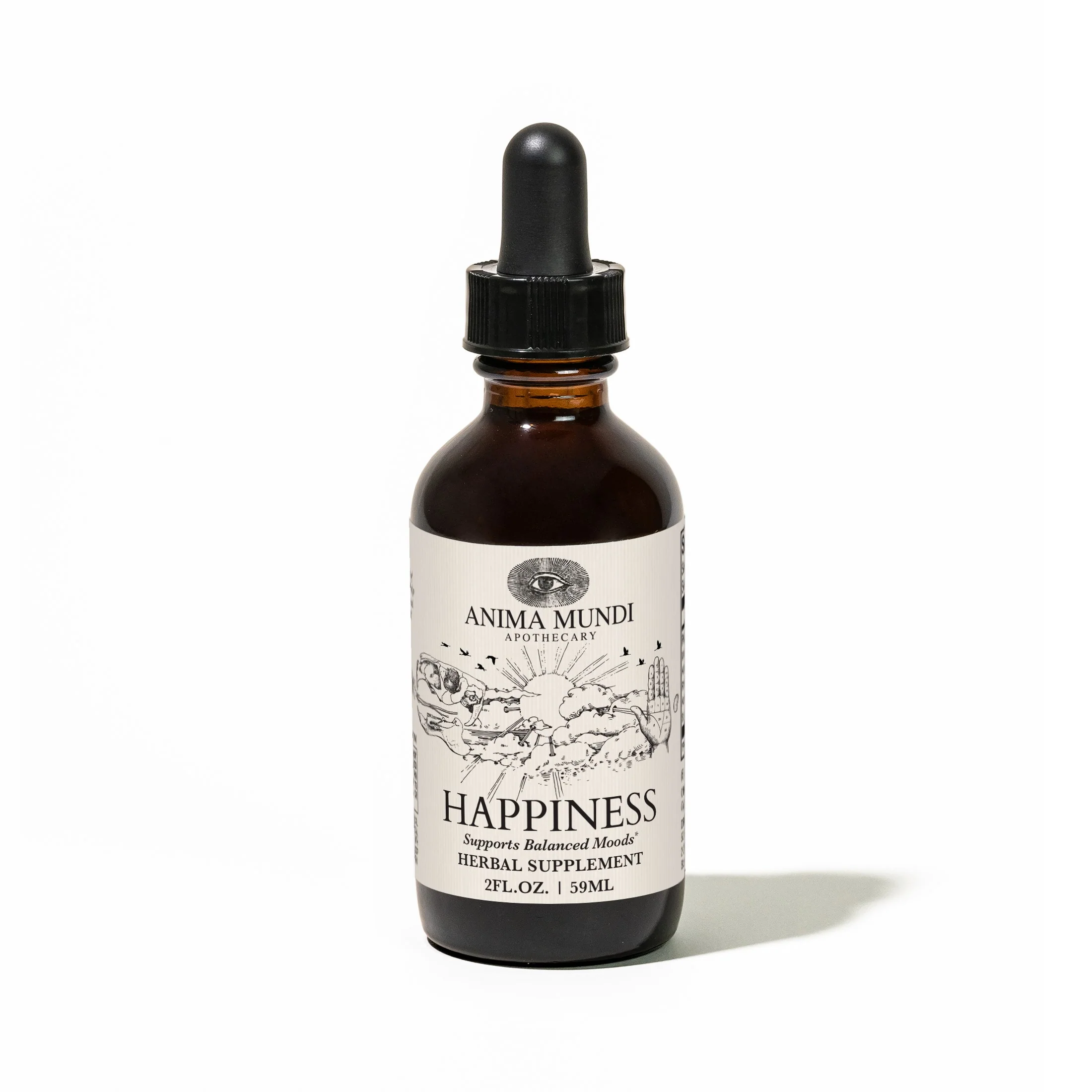 Easy-to-Use Anima Mundi HAPPINESS Tonic Supports Balanced Moods Unique