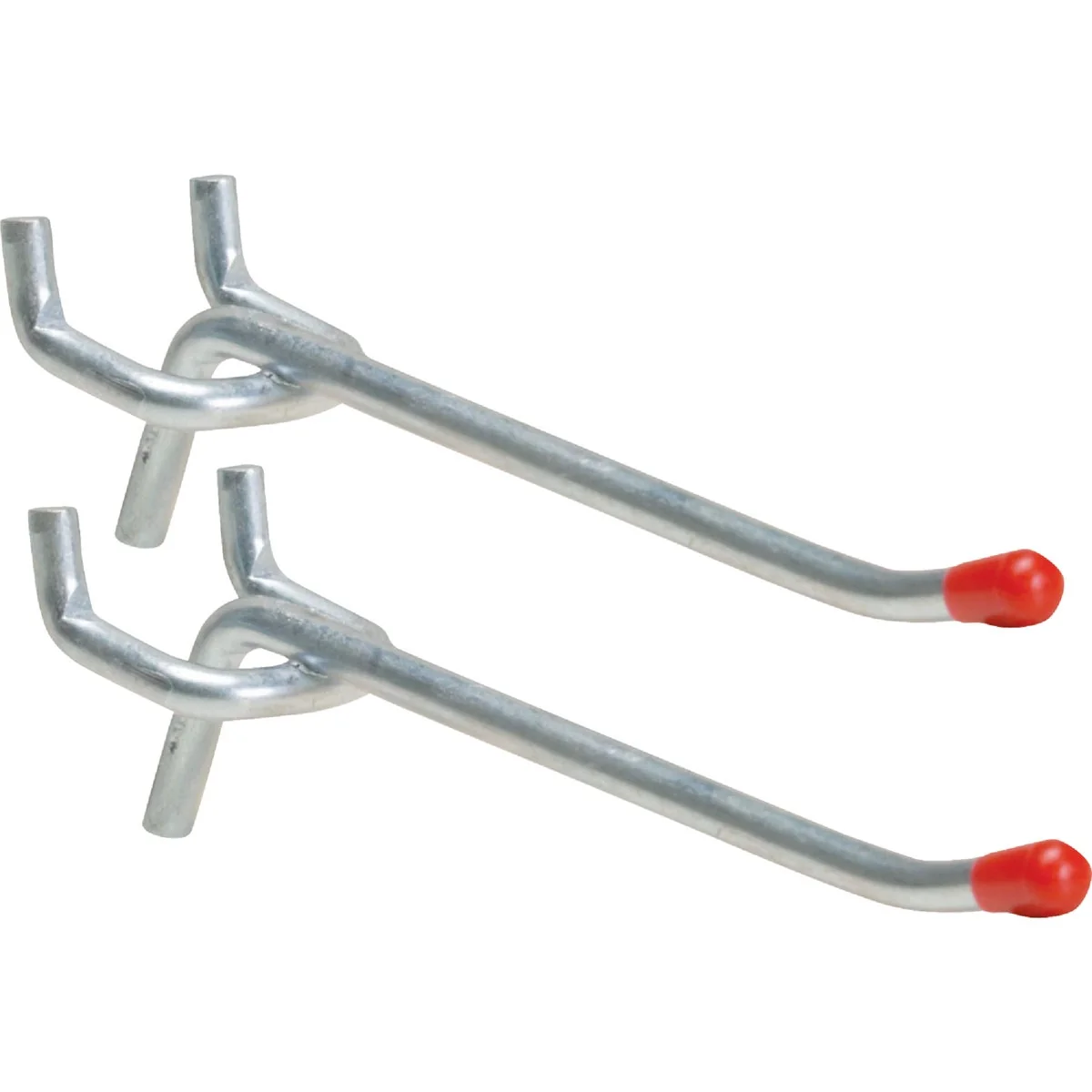 Next-Generation 4 In. Medium Duty Safety Tip Straight Pegboard Hook 2-Count Original