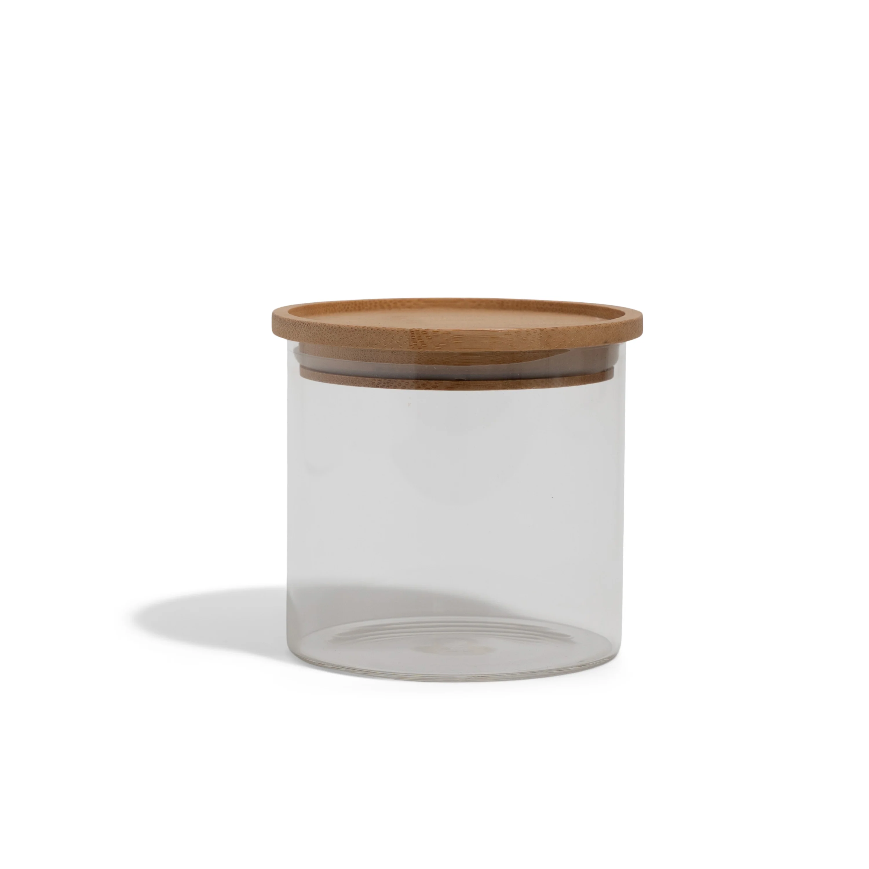 Easy-to-Use Grove Co. Bamboo Glass Storage Jars Prestigious