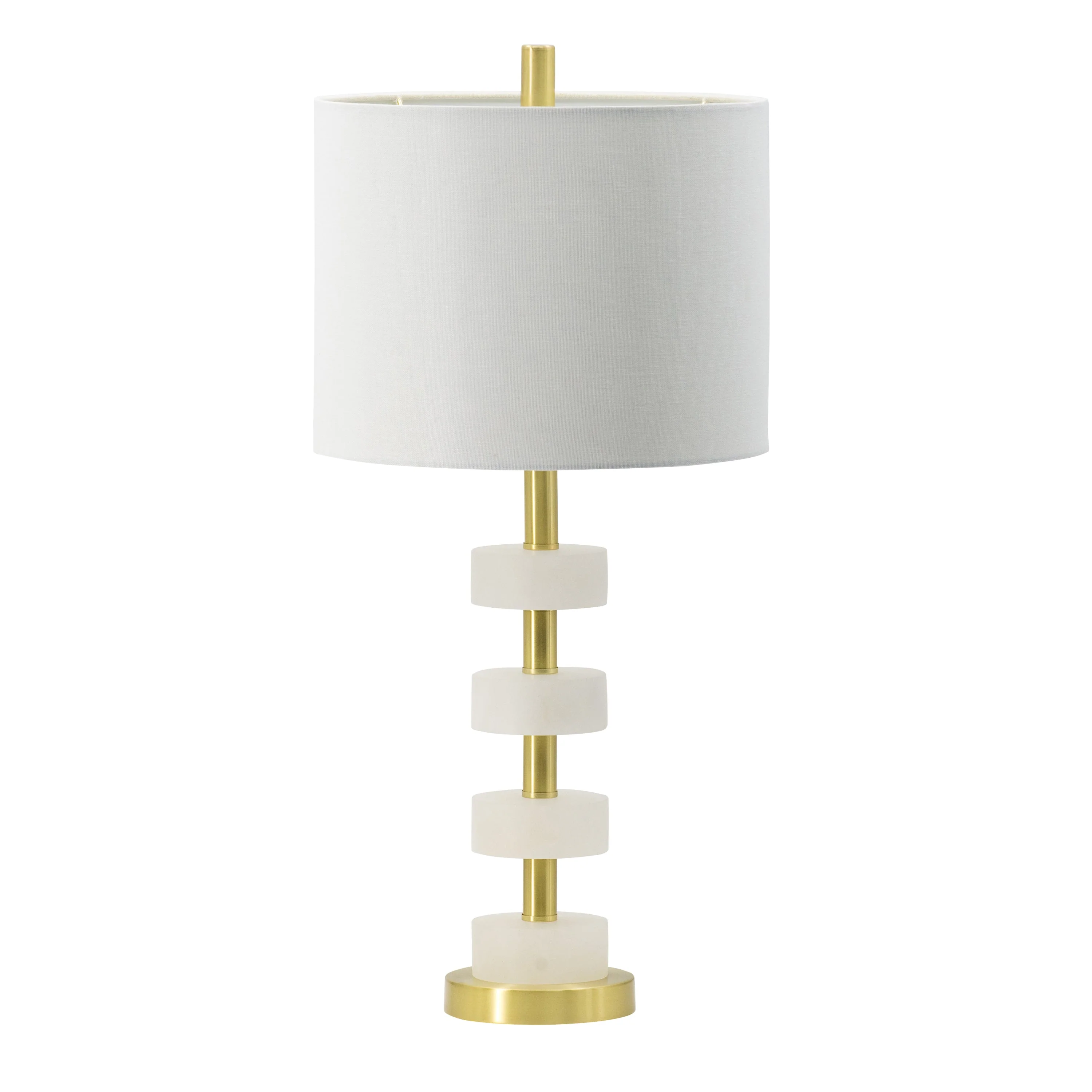 Modern 13x13x26 Marble Table Lamp Durable