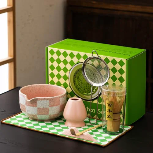 Traditional Premium 7 Piece Matcha Tea Set Elegant