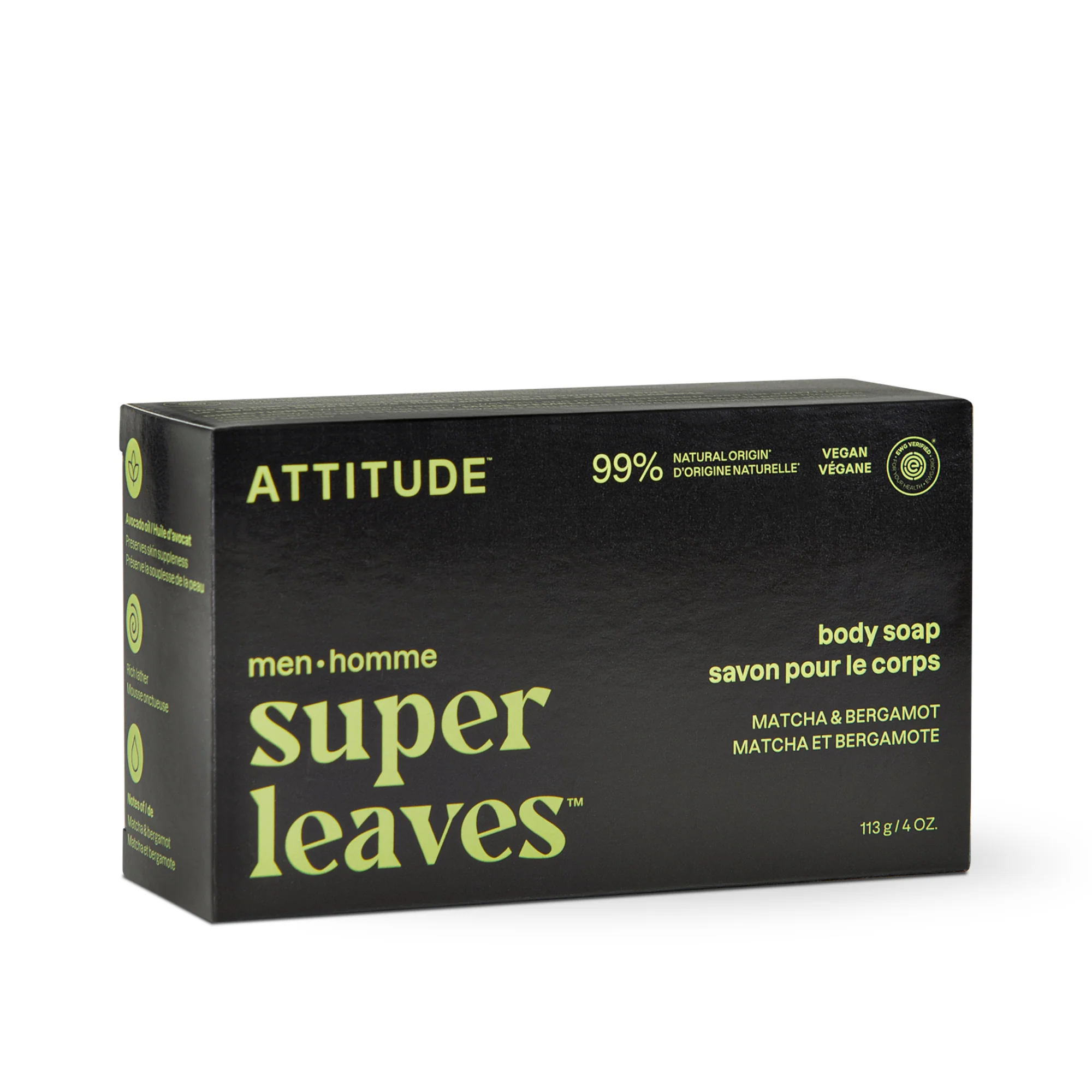 Selected ATTITUDE super leaves Men Body Soap Bar Elegant