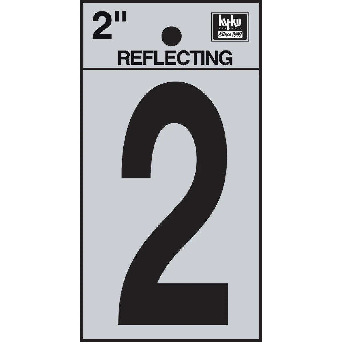 Convenient Hy-Ko Vinyl 2 In. Reflective Adhesive Number Two Refined
