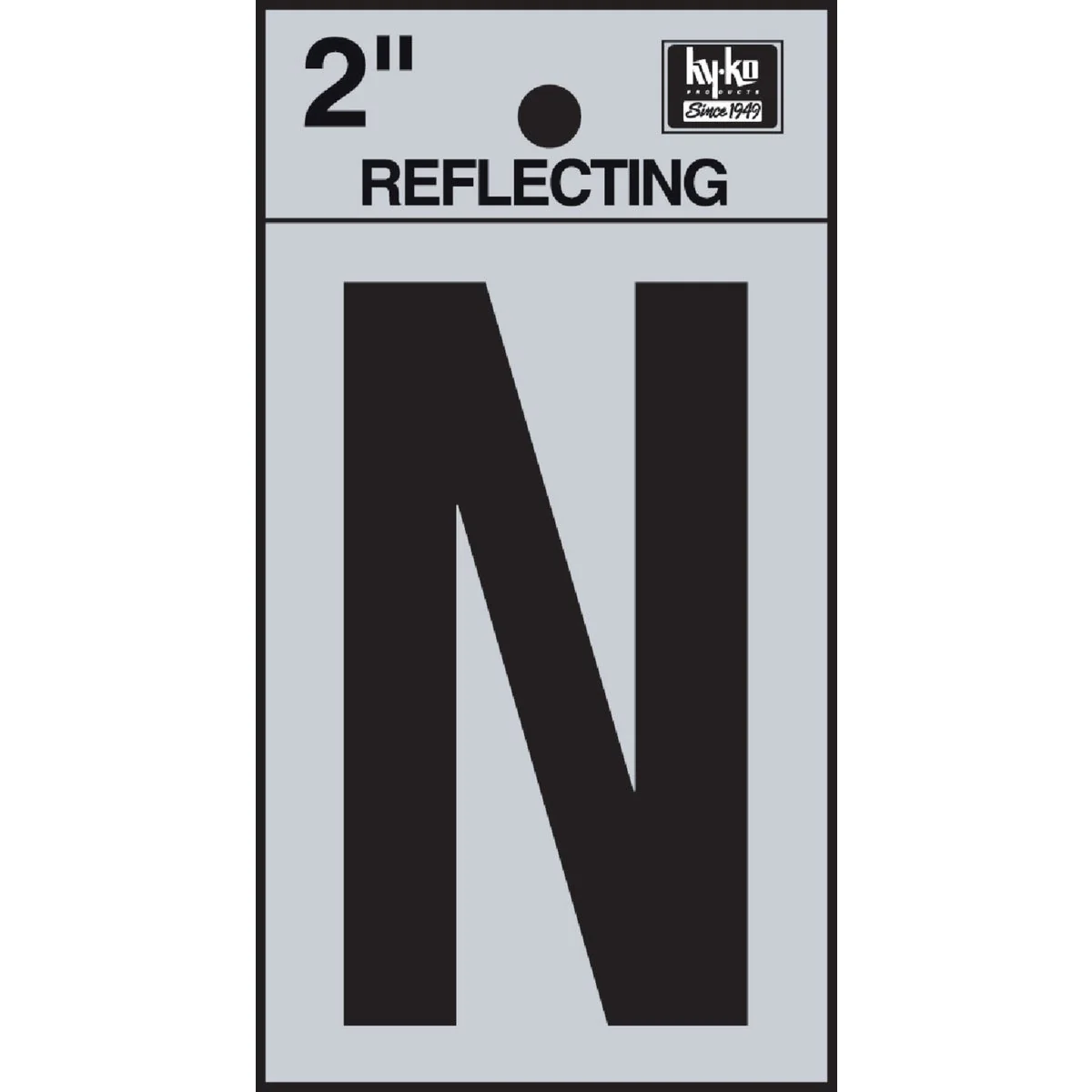 Comfortable Hy-Ko Vinyl 2 In. Reflective Adhesive Letter N Smart