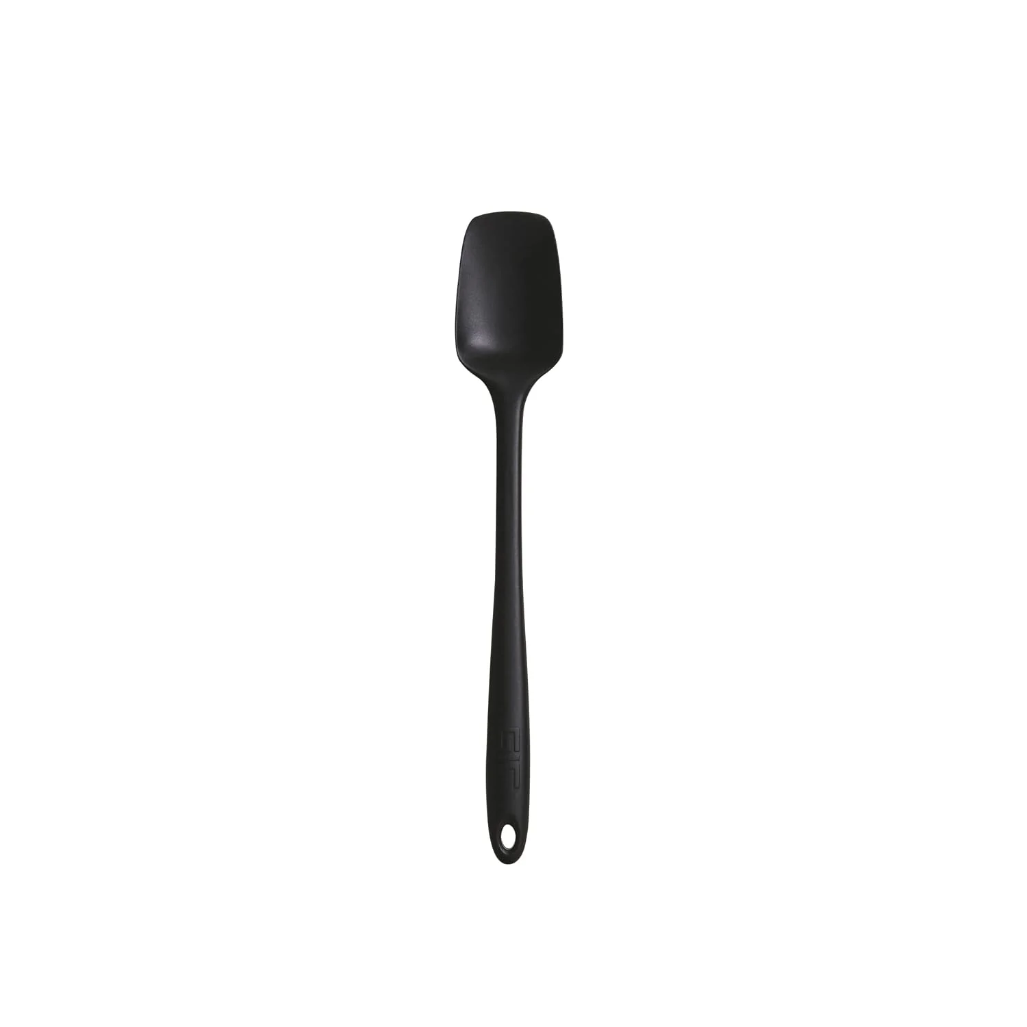 Top-Quality GIR Get It Right Premium Seamless Spoonula – Non-Stick Heat Resistant Silicone Scraper Spatula – for Mixing Serving Scraping Stirring and More – Skinny – 11 IN Black Clean