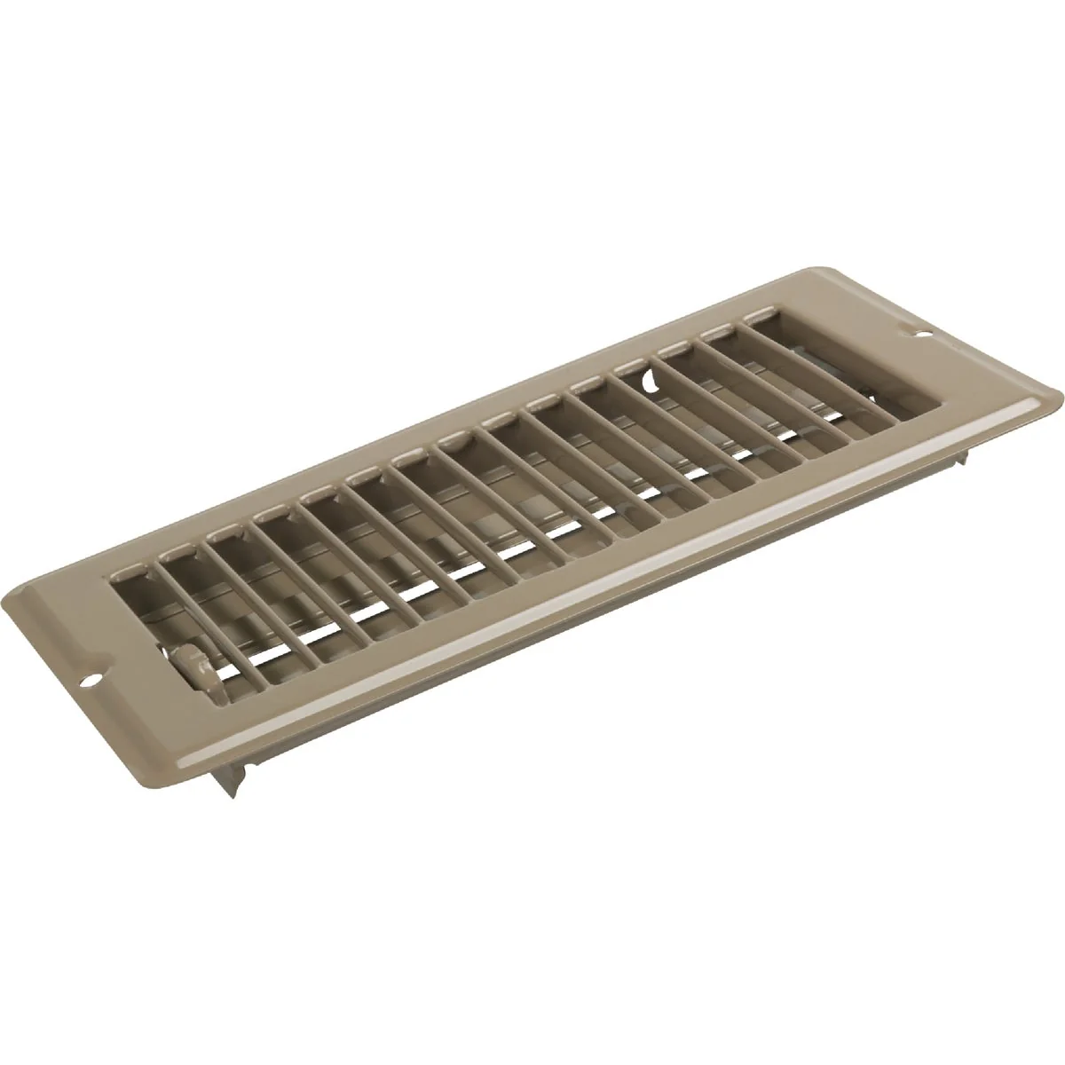 Luxury United States Hardware 4 In. x 8 In. x 9 16 In. Brown Steel Floor Register Modern