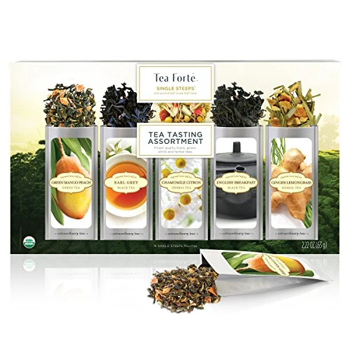 Reliable Single Steeps Loose Leaf Tea Sampler 2.22 Ounce Flexible