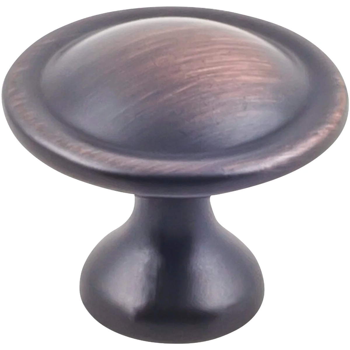 Traditional KasaWare 1-1 8 In. Diameter Brushed Oil Rubbed Bronze Cabinet Knob 4-Pack Functional