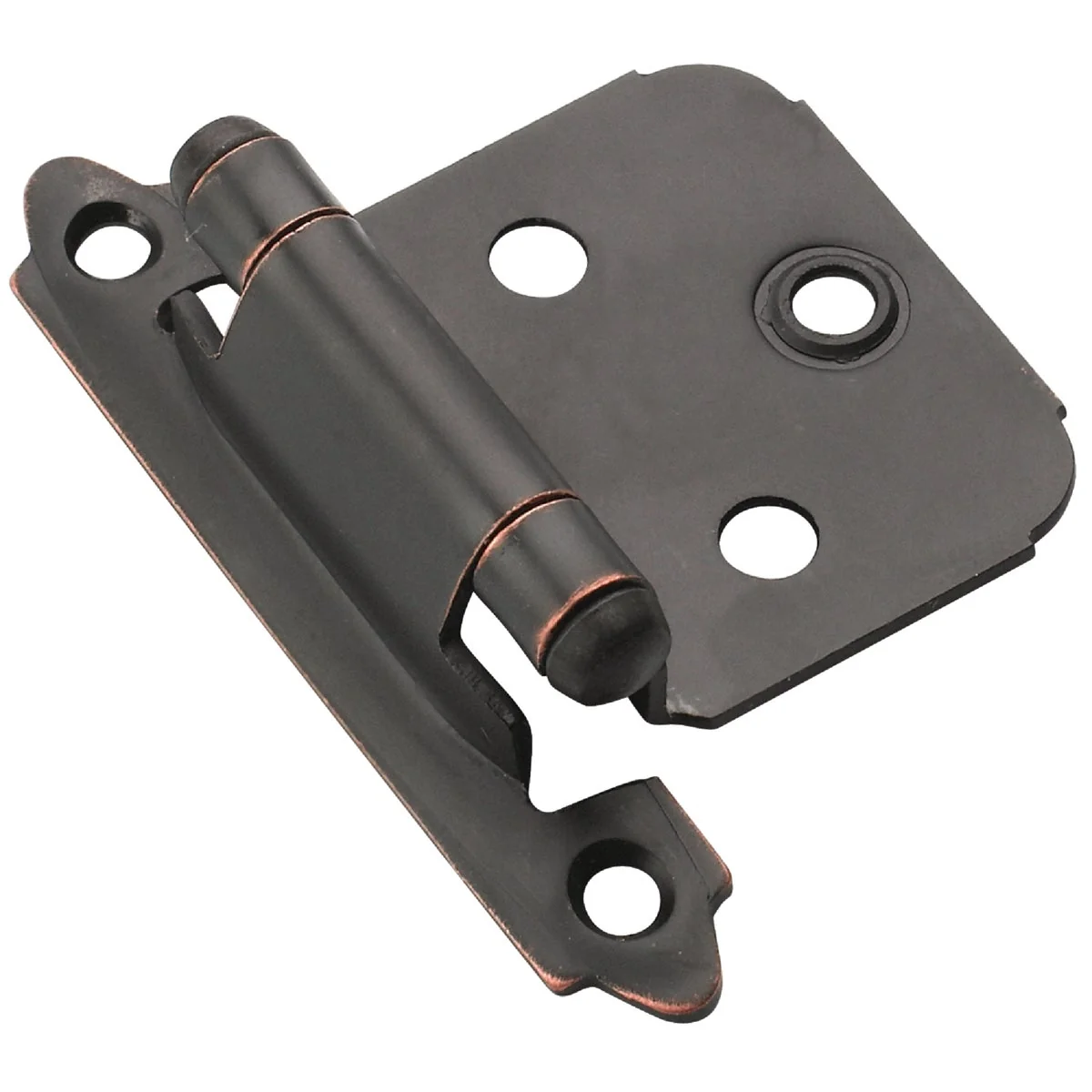 Advanced Amerock Oil Rubbed Bronze Self-Closing Face Mount Overlay Hinge 2-Pack Durable