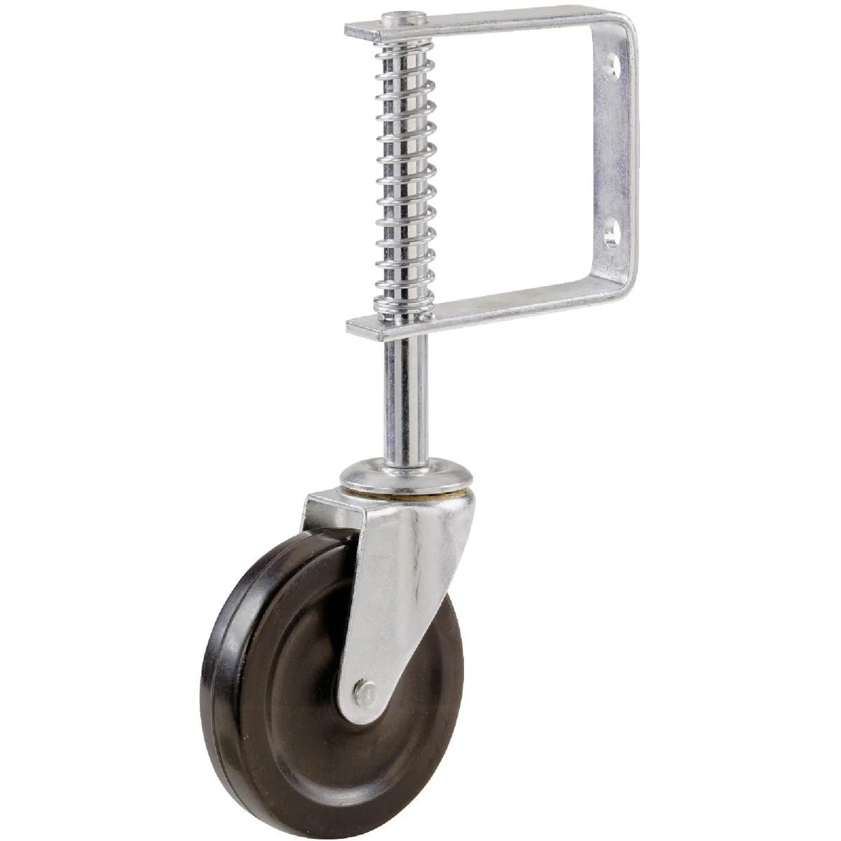 Environmentally Friendly Shepherd 4 In. Gate Caster with Adjustable Spring Bracket Functional