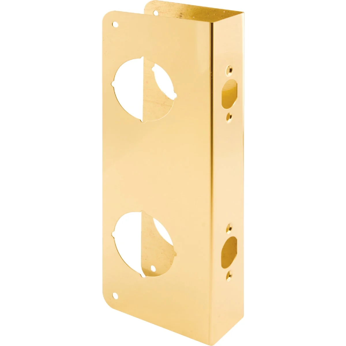 Specialty Defender Security 10-7 8 In. Double Hole Brass Combo Lock Door Reinforcer Crafted