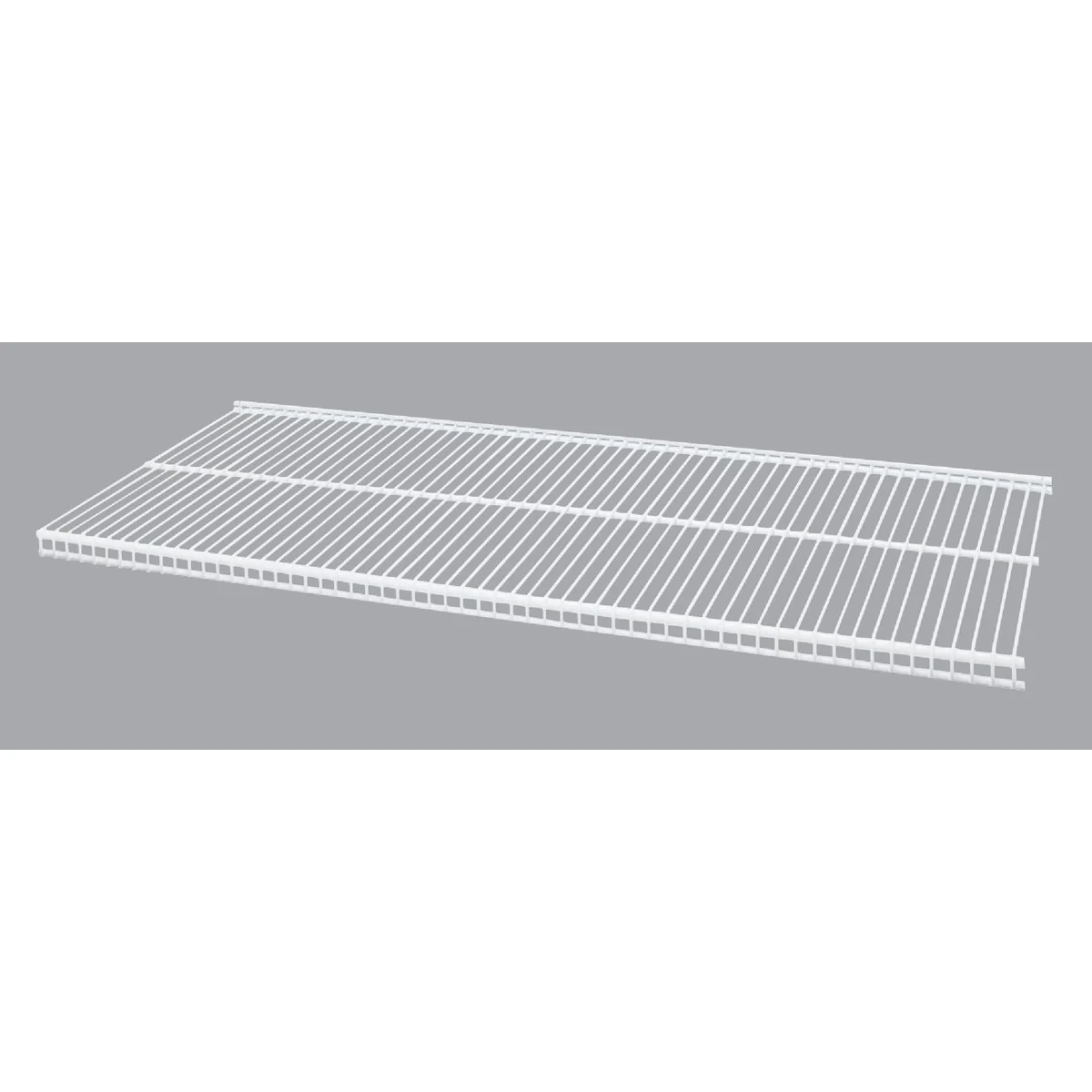 Convenient Organized Living domRail 3 Ft. W. x 12 in. D Profile Ventilated Closet Shelf White Exceptional