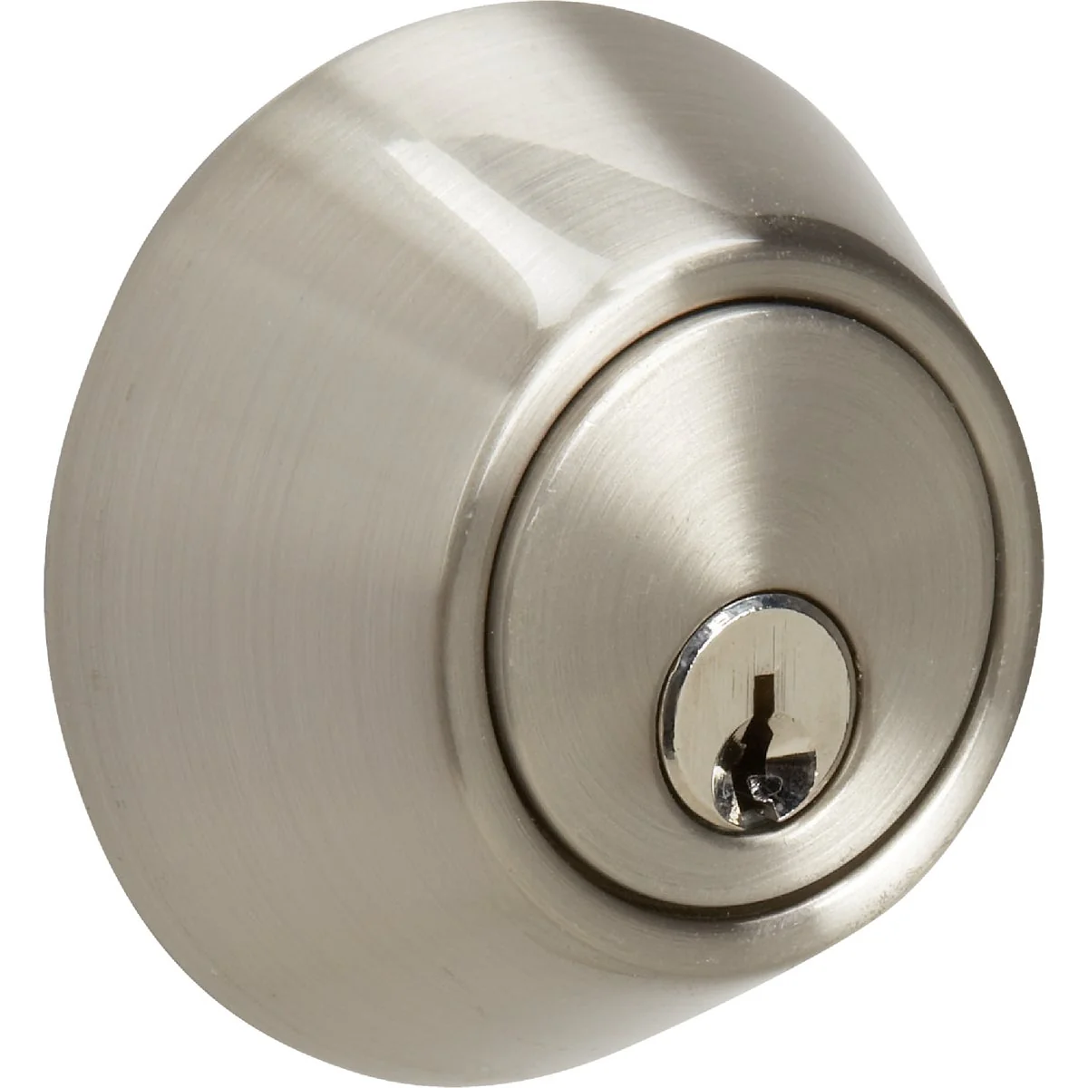 Organic Steel Pro Brushed Nickel Double Cylinder Deadbolt Top-Quality