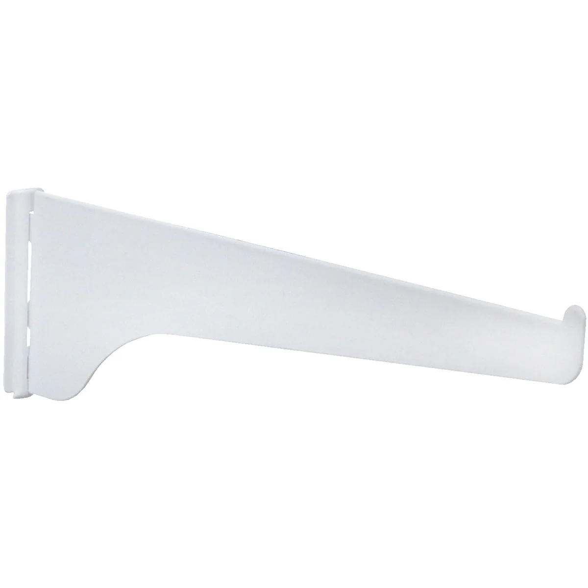 Responsible Knape Vogt 180 Series 16 In. White Steel Regular-Duty Single-Slot Shelf Bracket Crafted