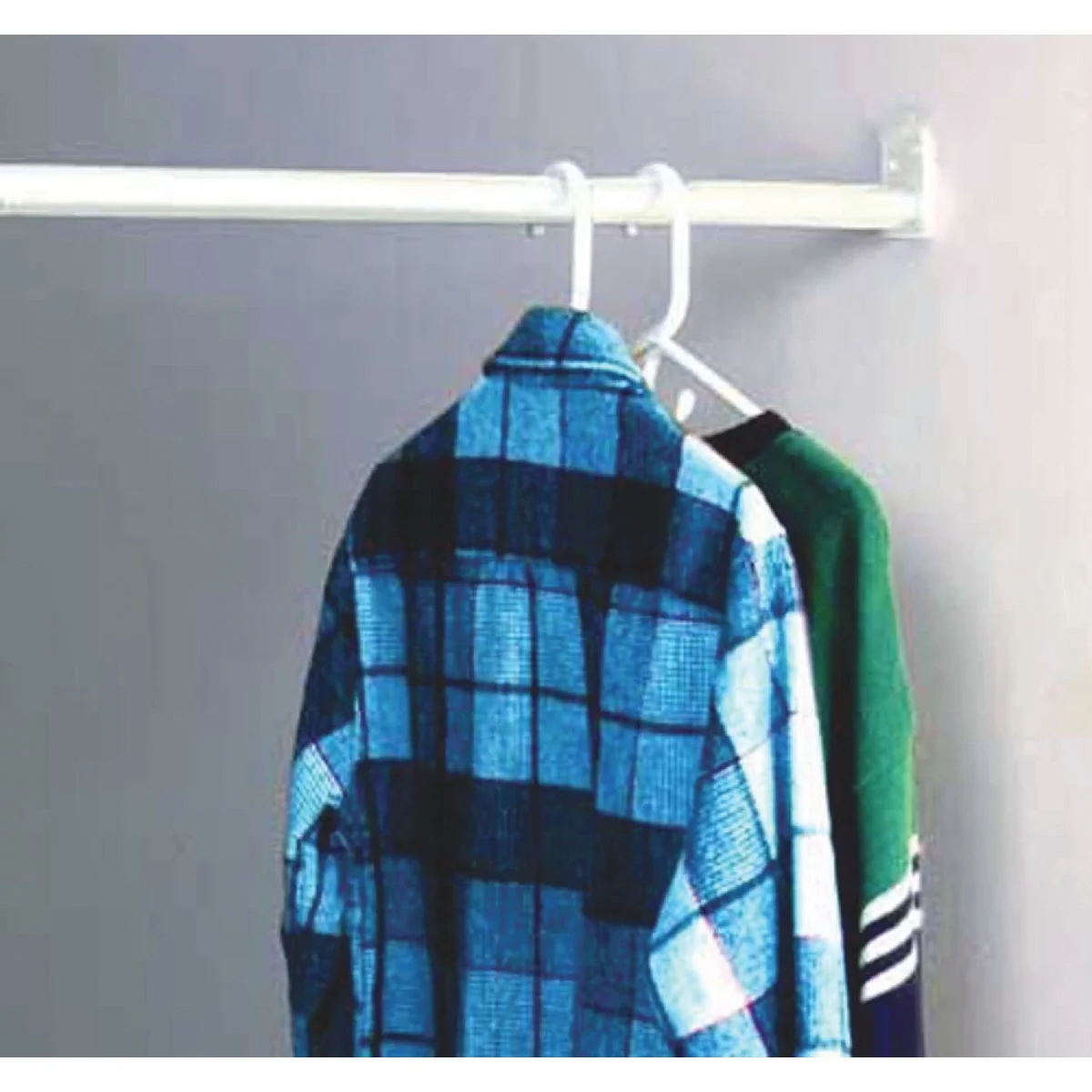 Exceptional John Sterling Closet-Pro 72 In. to 120 In. x 1 In. Adjustable Closet Rod White Unique