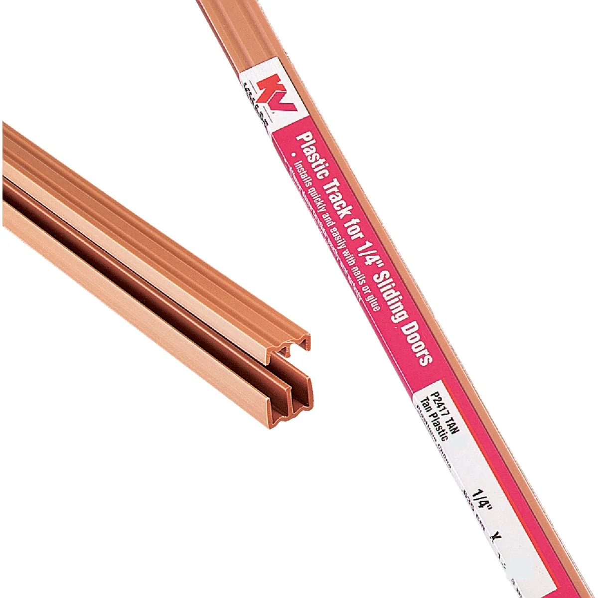 Detailed Knape Vogt 1 4 In. x 48 In. Plastic Sliding Door Track Guides Expertly Made