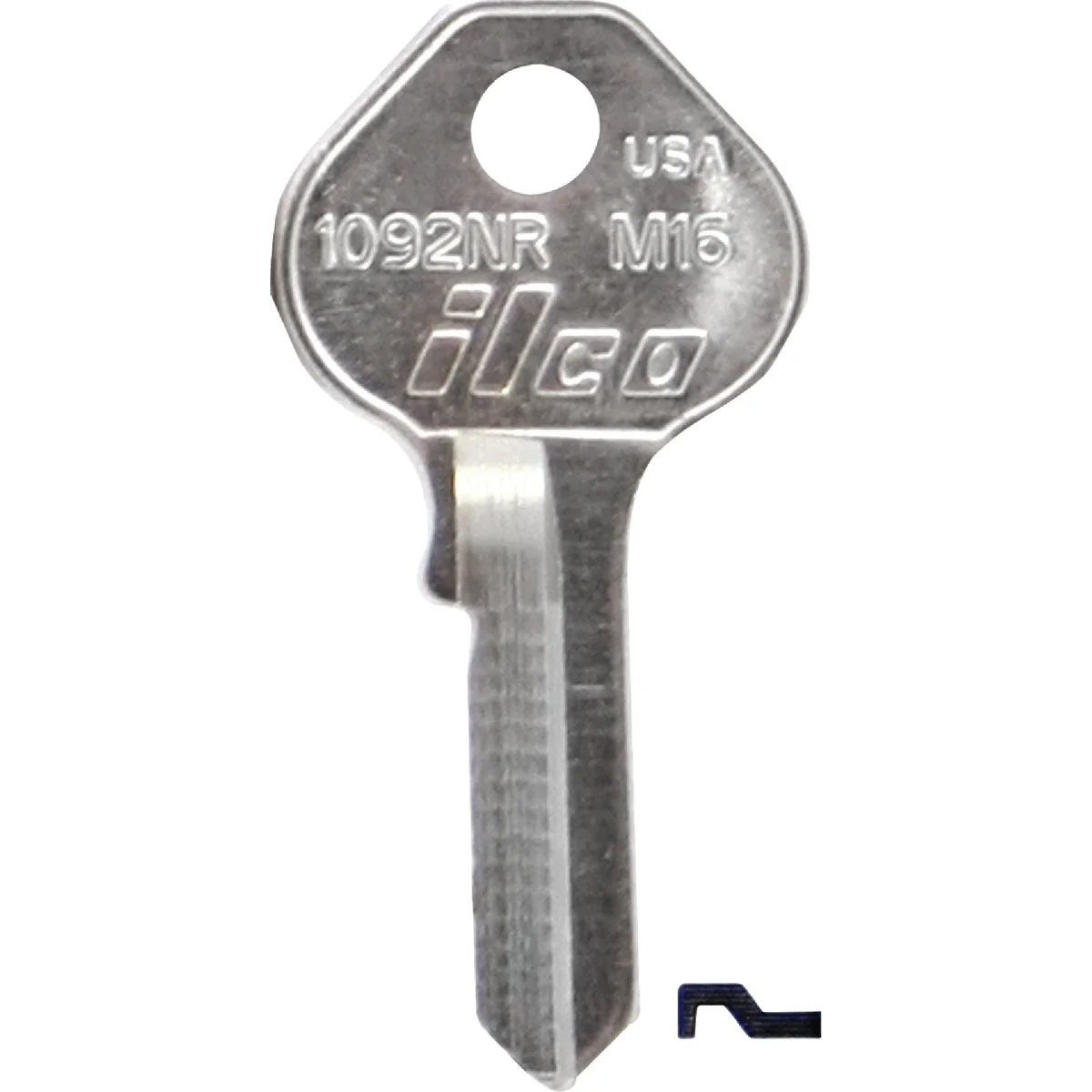 Sustainable ILCO Master Nickel Plated Padlock Key M16 10-Pack Enhanced