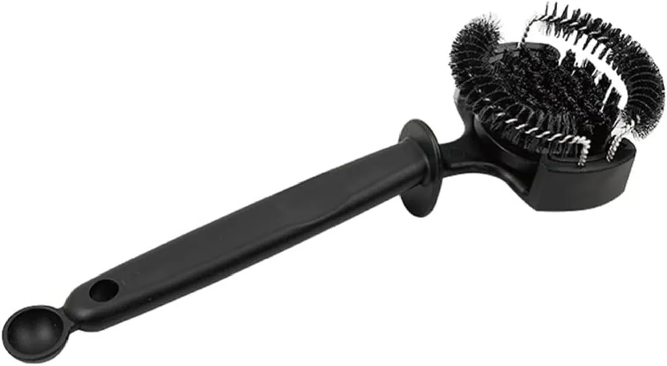 High-Grade Coffee Machine Cleaning Brush Espresso Group Head Cleaner Upgrade Large Nylon Brushes with Long Handle Spoon Home Cleaning Tool Black Trusted