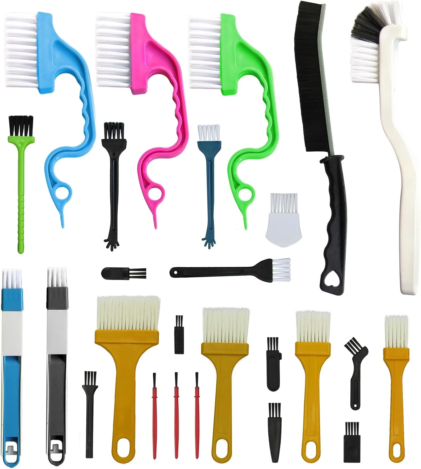 Trusted 26Pcs Small Cleaning Brush Crevice Cleaning Brushes Small Spaces Gap Cleaning Tool Set Window Groove Cleaning Brush Crevice Cleaning Tool Stylish