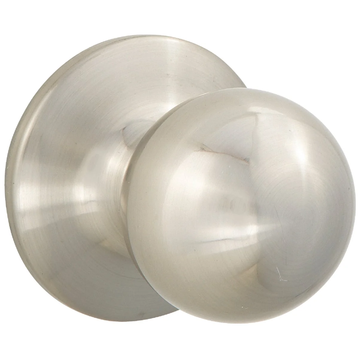 Functional Steel Pro Brushed Nickel Hall Closet Door Knob Flexible