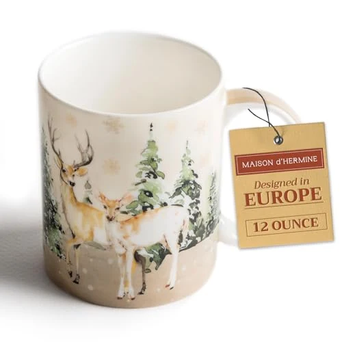 Casual Coffee Mug with Handles Tea Cups Recyclable