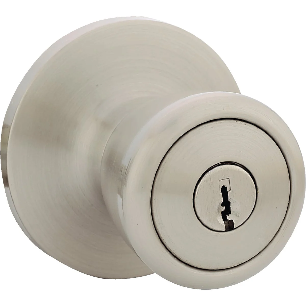Versatile Steel Pro Brushed Nickel Entry Door Knob Proven