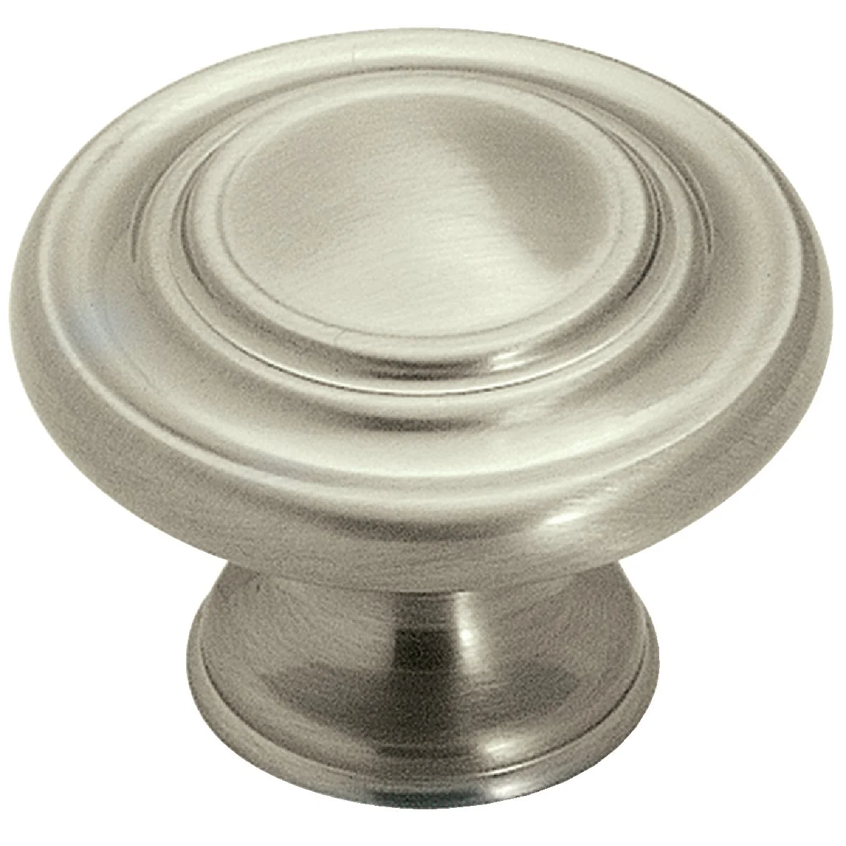Secure Amerock Inspirations Satin Nickel 1-3 8 In. Cabinet Knob Modern