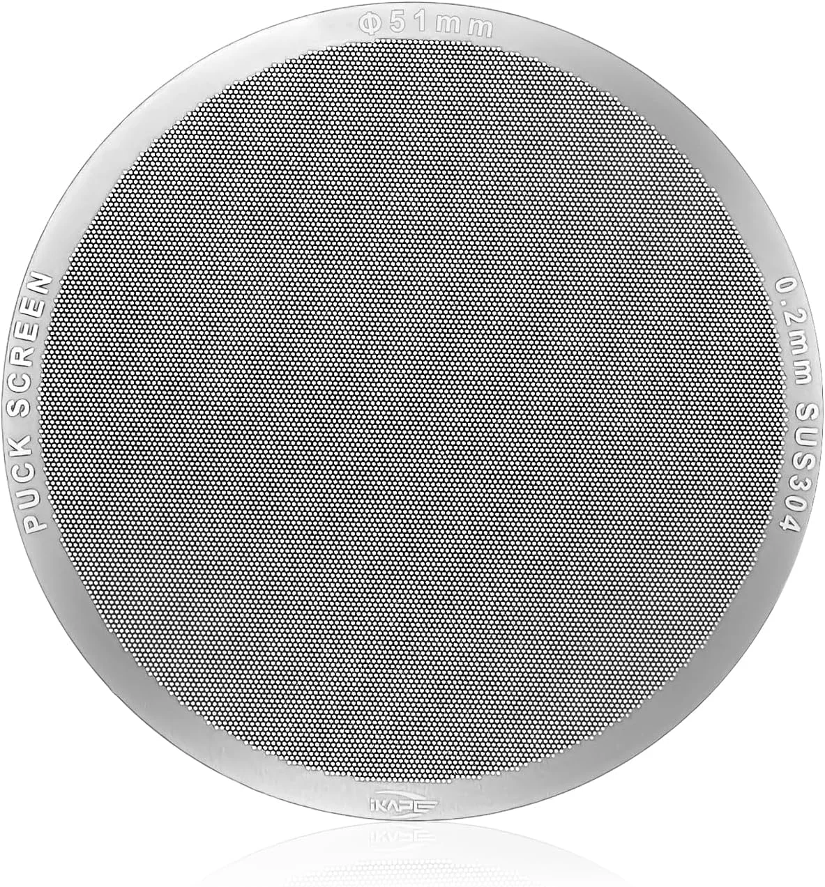 Quality IKAPE 51mm Espresso Puck Screen 0.2mm Thickness Reusable Metal Ultra-thin amp Ultra-light Coffee Filters Food-grade 304 Stainless Steel Coffee Puck Screen for Espresso Baristas Easy-to-Use