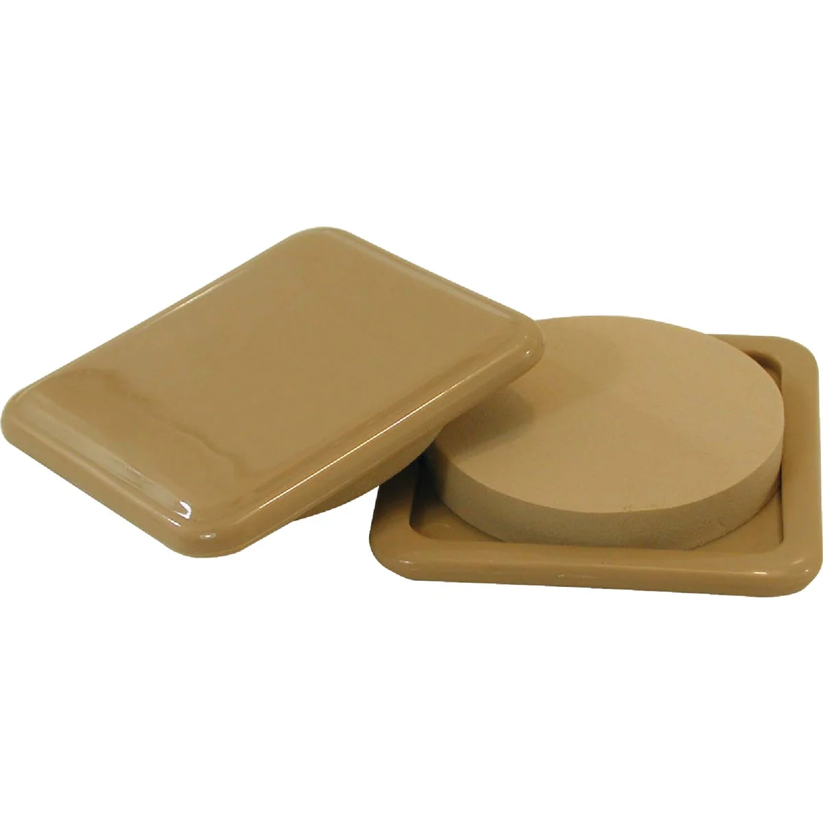 Specialty Do it 3 In. Square Almond Furniture Glide 4-Pack Proven