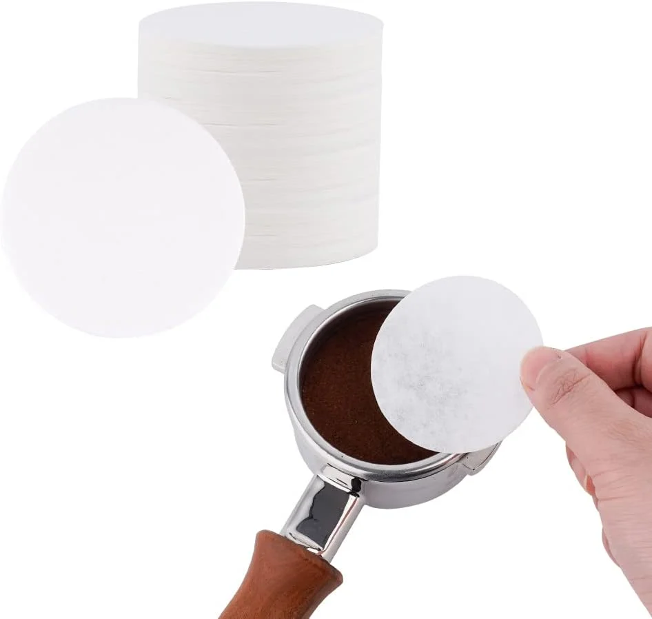 Long-Lasting watchget 55mm Espresso Paper Filters – 1000 Pcs Unbleached Coffee Filter Papers for 58mm Bottom Portafilter Baskets Puck Screen Outstanding