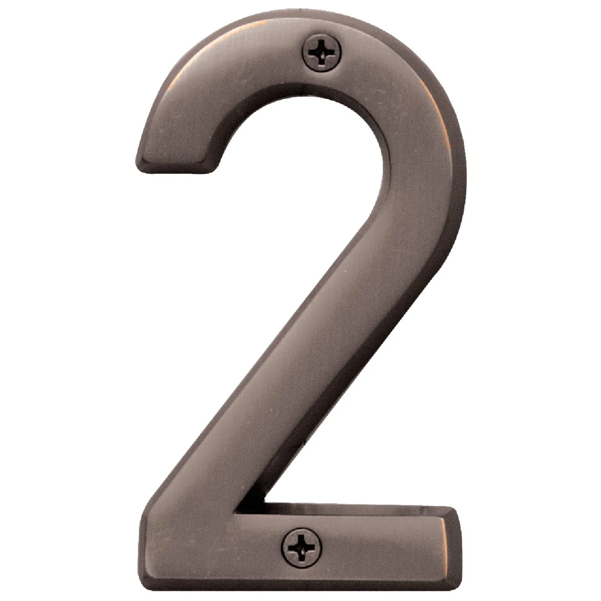 Fashionable Hy-Ko Prestige Series 4 In. Oil Rubbed Bronze House Number Two Secure