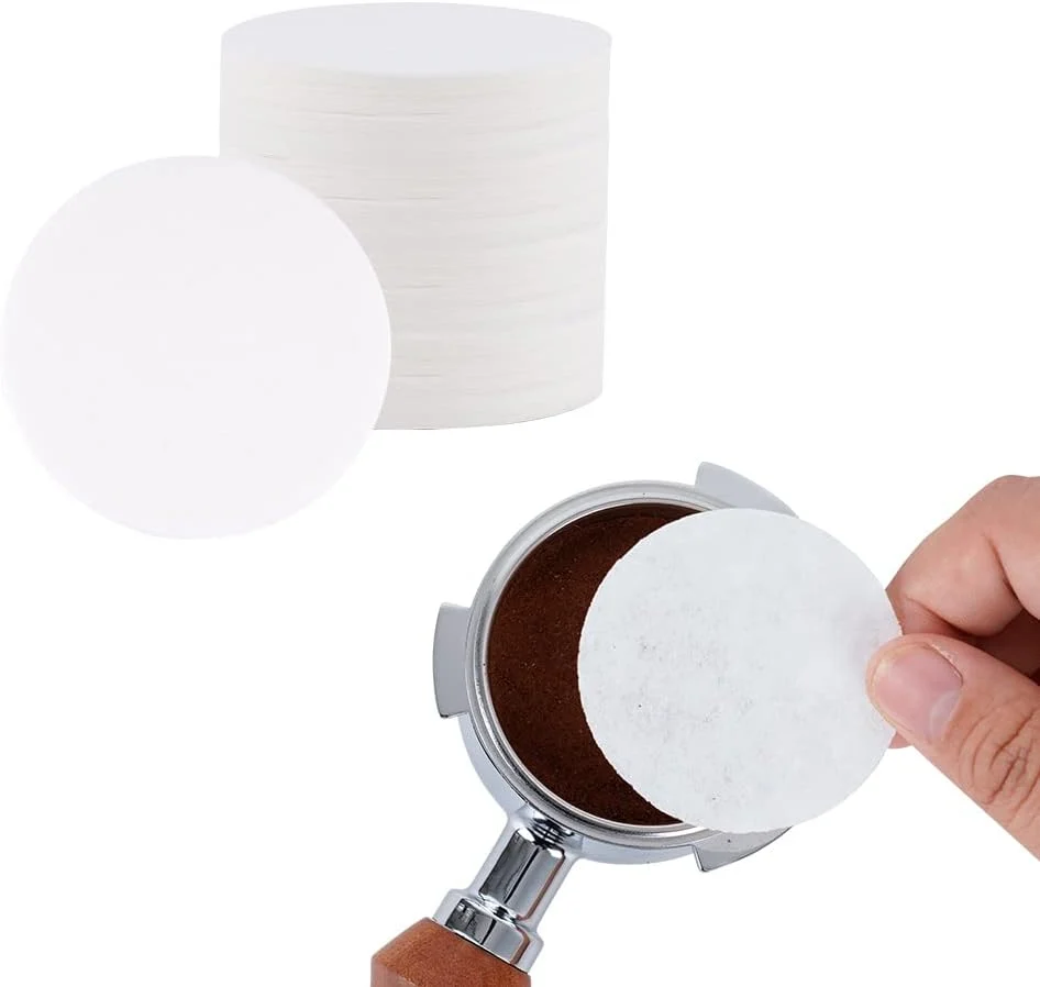 Expertly Made watchget 55mm Espresso Paper Filters for 58mm Portafilter Baskets 500 Count Soft