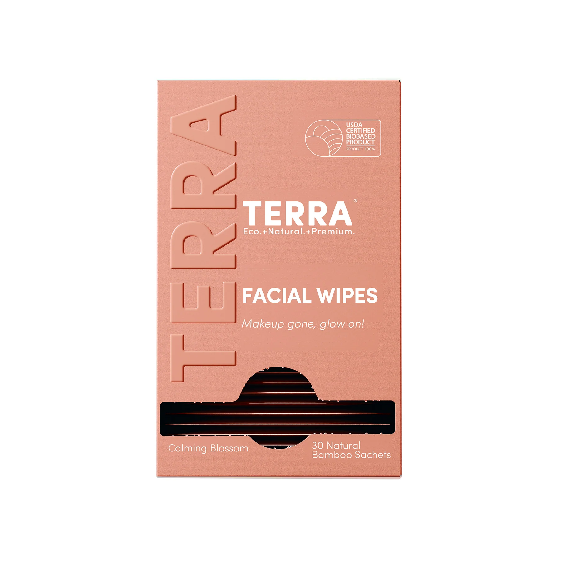 Practical Terra Micellar Water Facial and Makeup Removing Wipes infused with Aloe Vitamin E Individually Wrapped Premium