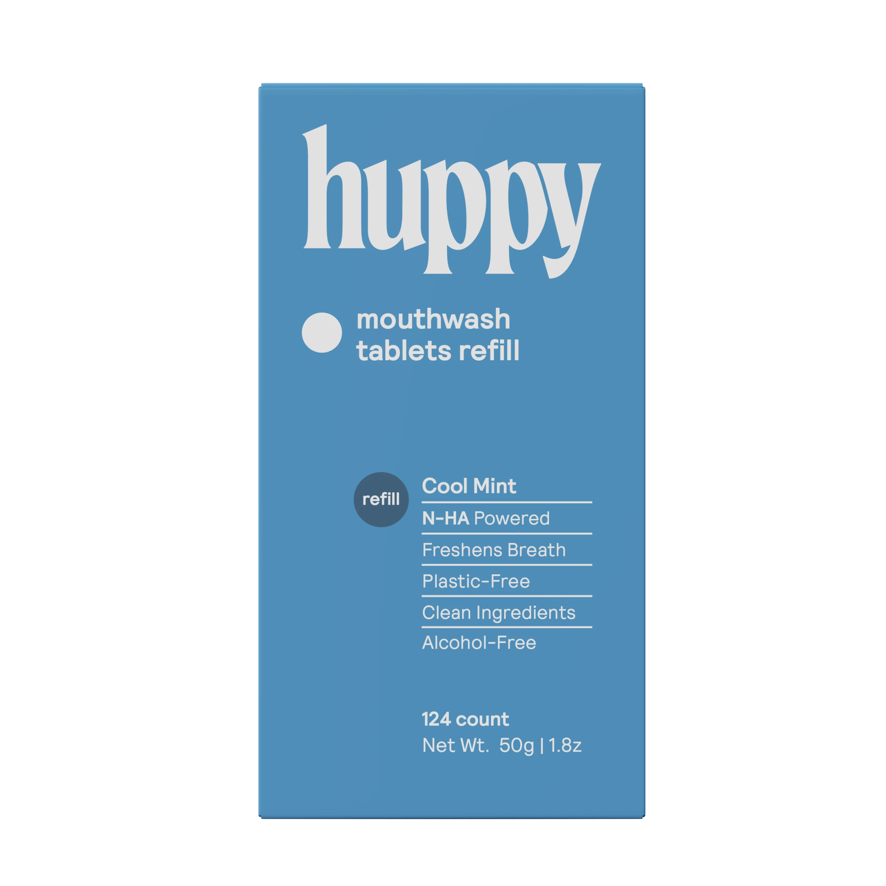 Enhanced Huppy Mouthwash Tablets Refill Next-Generation