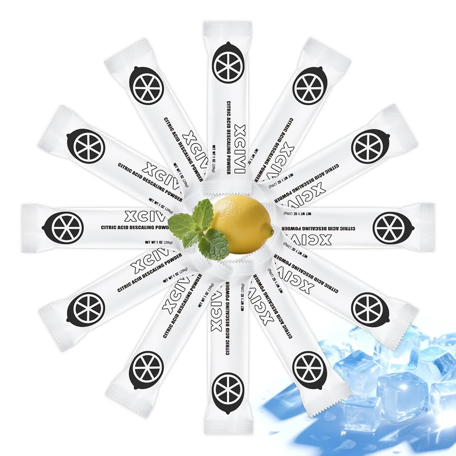 Smart xcivi Household Ice Maker Descaling Powder Compatible with GE Profile Opal Ice Maker Ice Machine Cleaner Maker Descaler Innovative