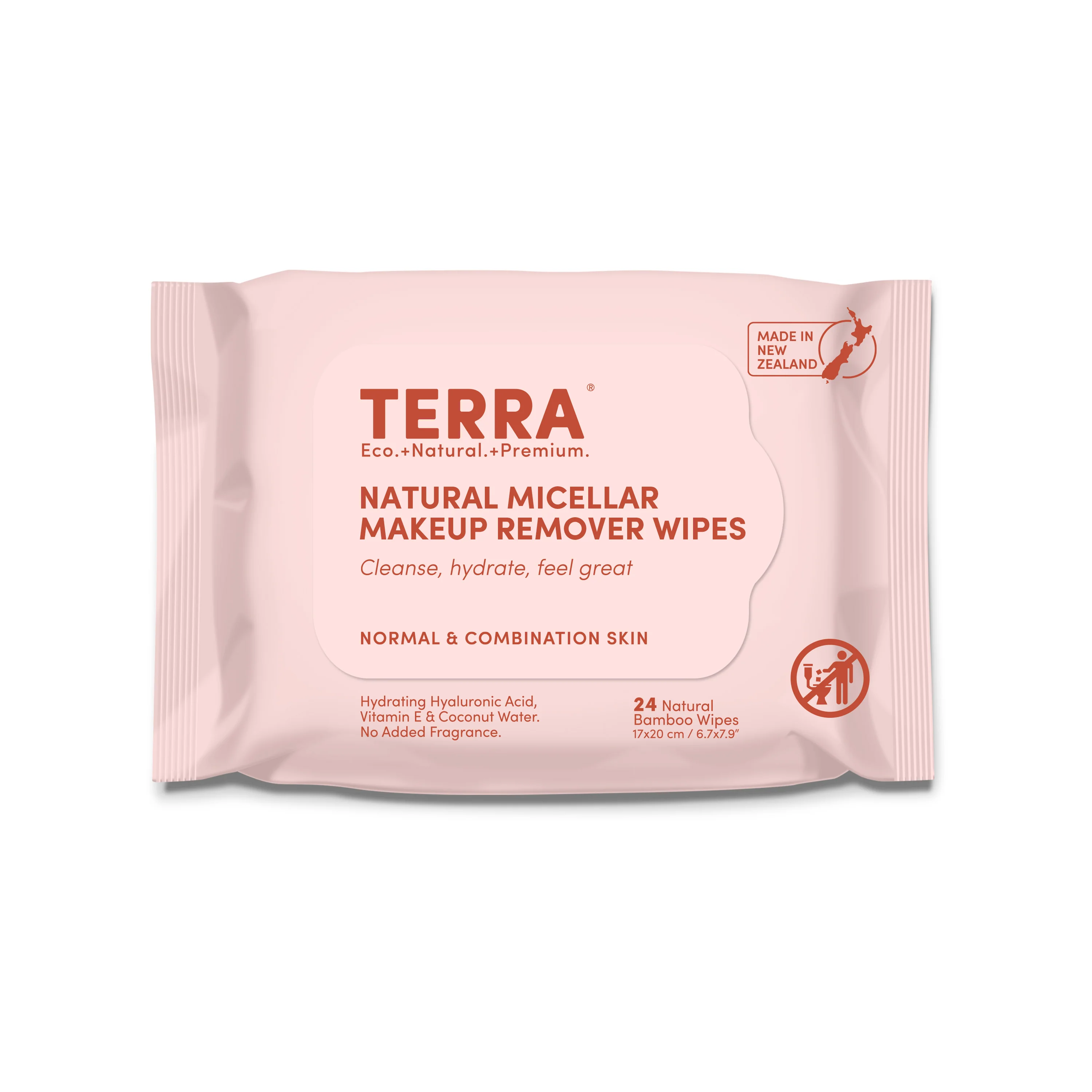 Carefully Designed Terra Hydrating and Cleansing Micellar Makeup Remover Wipes – Normal Combination Skin Reliable