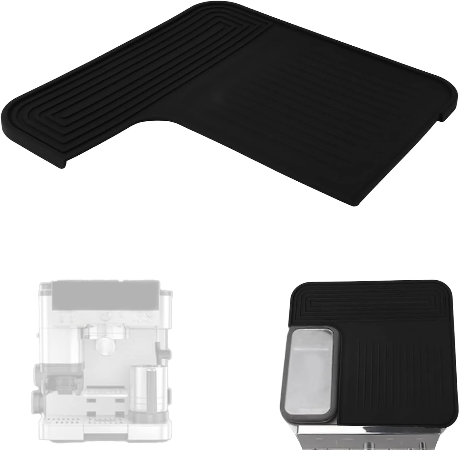 User-Friendly Top Mat for Ninja Luxe ES601 Espresso Coffee Machine Silicone Top Pad Protector Anti-Slip Heat Resistant Waterproof Pad for Ninja Luxe Cafe Proven