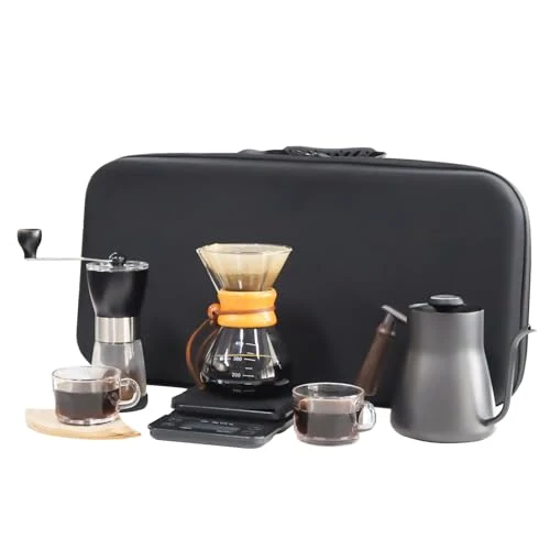 World-Class Portable Pour Over Coffee Maker Dripper Set Espresso Americano Latte For Travel Camping Office Home Car Hiking Reliable