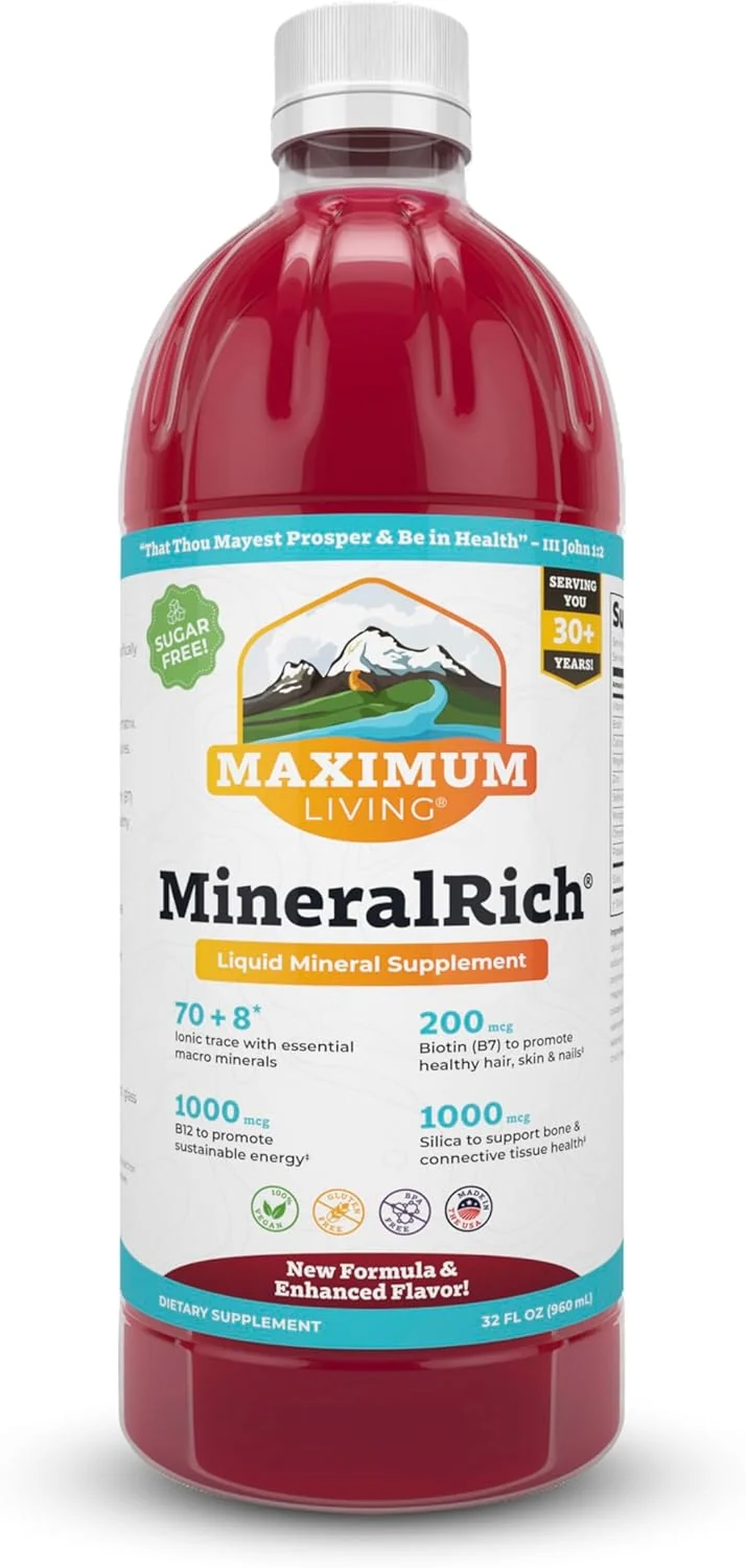 Dependable Maximum Living MineralRich Minerals Supplement – 32 oz 32 oz MineralRich Advanced