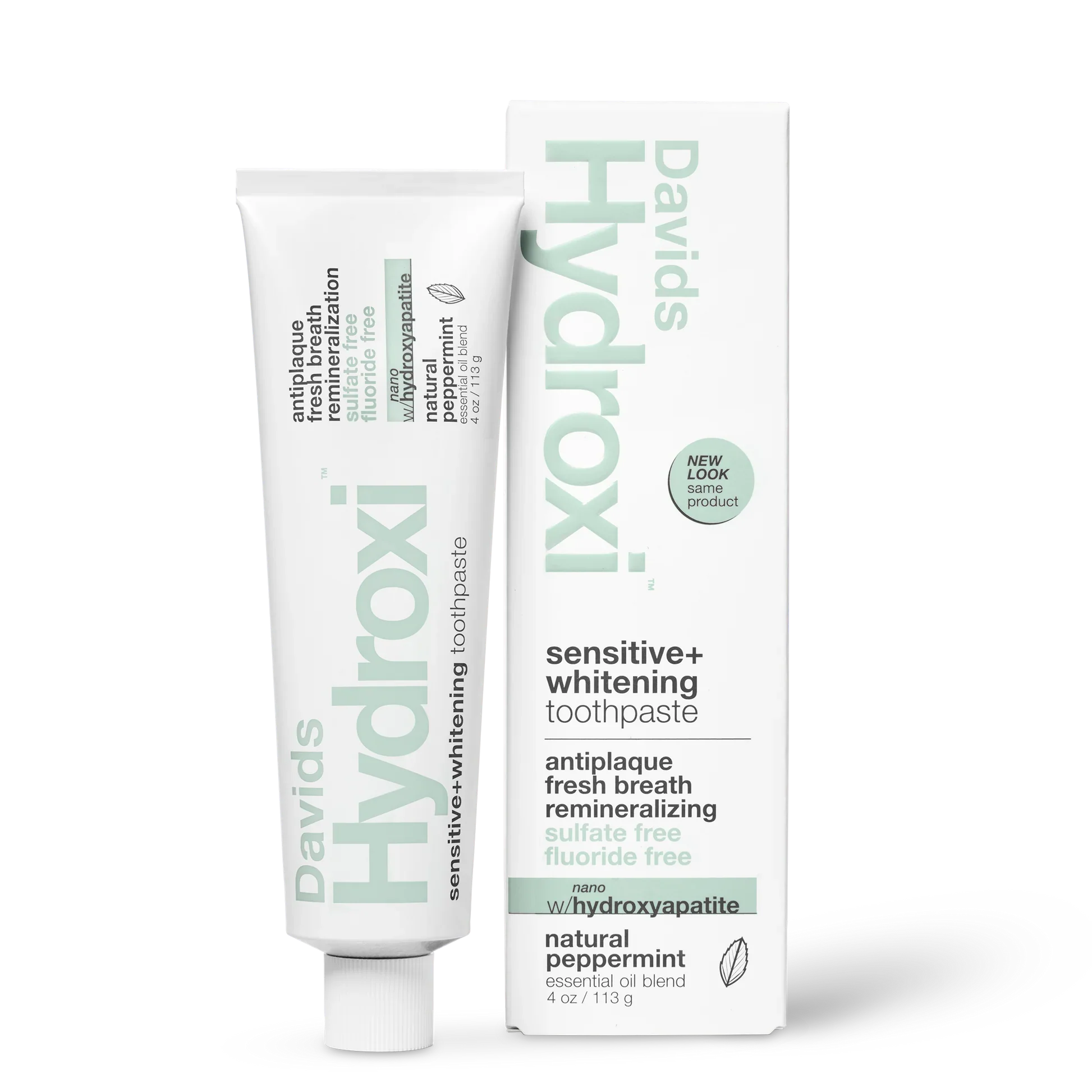 Specialty Davids Hydroxi™ Premium Toothpaste – Sensitive Whitening w nano hydroxyapatite Quality