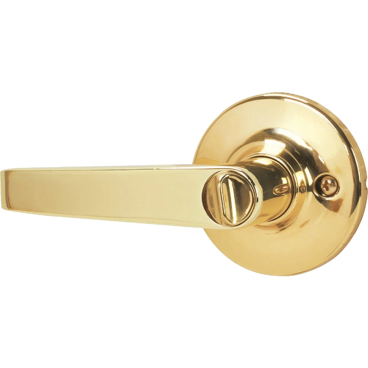 Convenient Steel Pro Polished Brass Entry Door Lever Sustainable